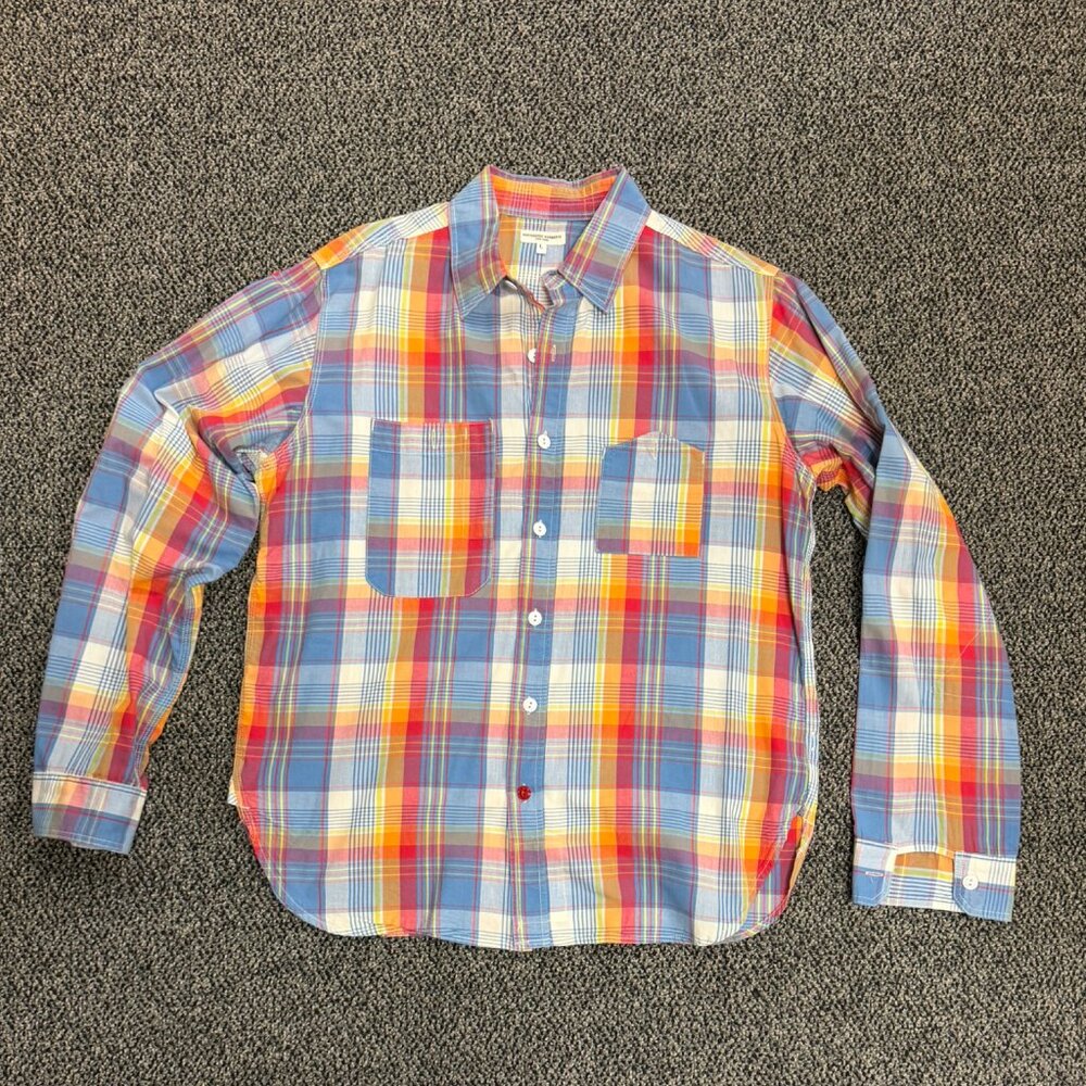 Engineered Garments New York Work Madras check shirt Size L